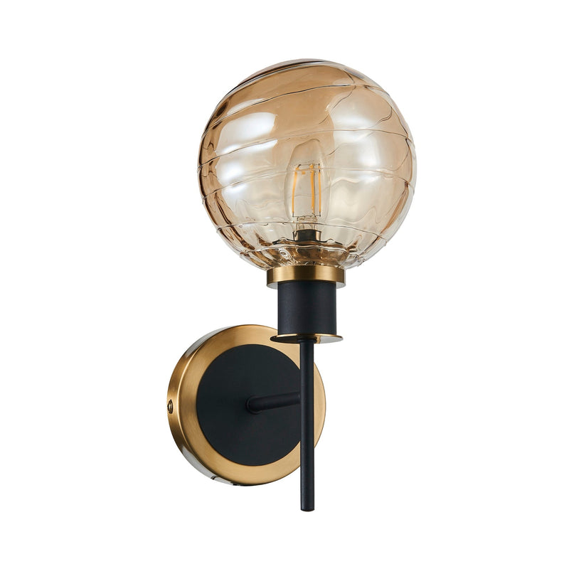 Gem Collection 1-Light Sconce with Amber Glass - AC11871AM