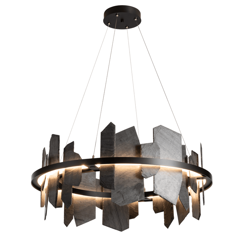 Ardesia LED Pendant black with slate -139665