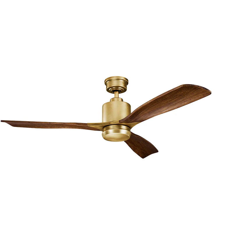 52 Inch Ridley II Fan Natural Brass - 300027NBR