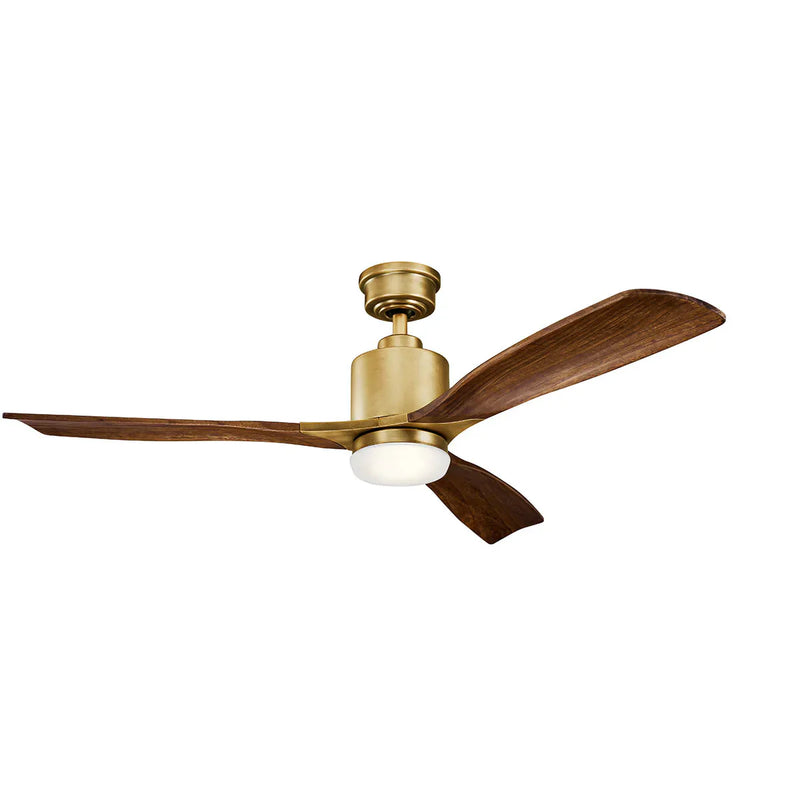 52 Inch Ridley II Fan Natural Brass - 300027NBR