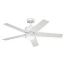 48 Inch Brahm Fan Matte White - 300048MWH