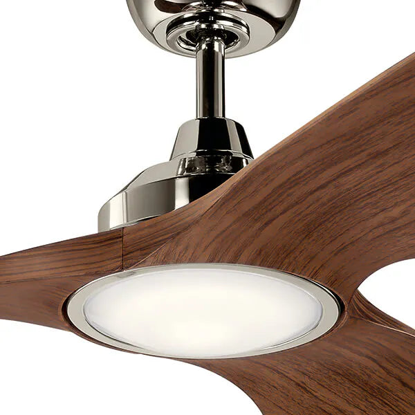 65 Inch Imari Fan Polished Nickel - 300365PN