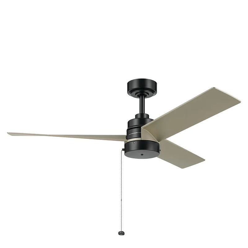 52 Inch Spyn Lite Fan Satin Black - 300375SBK