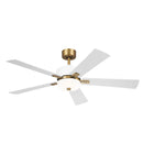 56 Inch Icon Fan Brushed Natural Brass - 300395WH