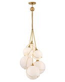 Medium Six Light Multi Tier Chandelier - Skye - 30306HBR-CO