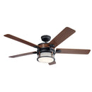 60 Inch Ahrendale Fan Auburn Stained Finish - 310170AUB