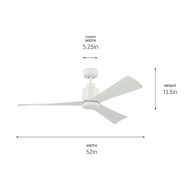 52 Inch True Fan White - 310452WH