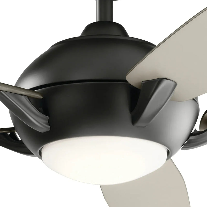 54 Inch Geno Fan Satin Black - 330001SBK