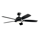 54 Inch Geno Fan Satin Black - 330001SBK