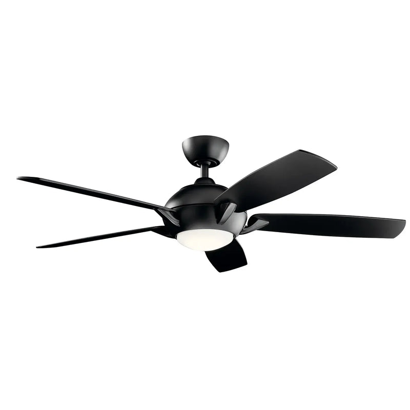 54 Inch Geno Fan Satin Black - 330001SBK