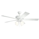 52 Inch Basics Pro Premier Fan Matte White - 330016MWH
