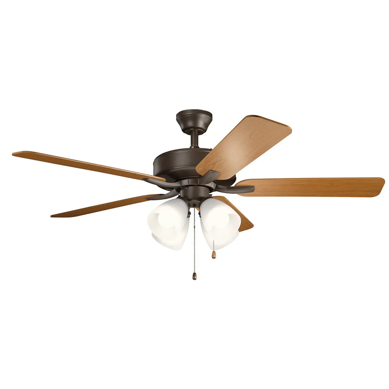 52 Inch Basics Pro Premier Fan Satin Natural Bronze - 330016SNB