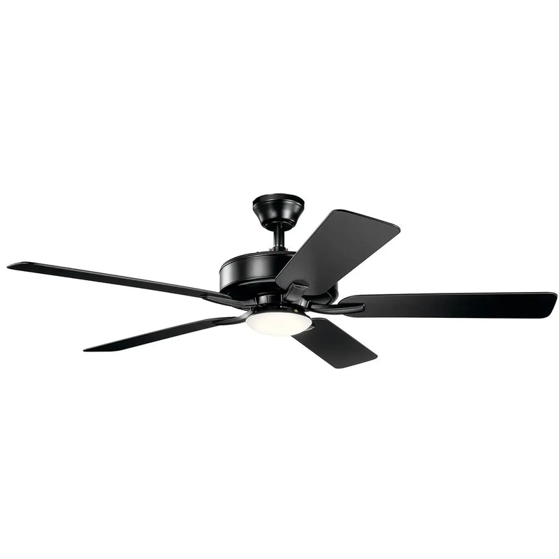 52 Inch Basics Pro Designer Fan Satin Black - 330019SBK