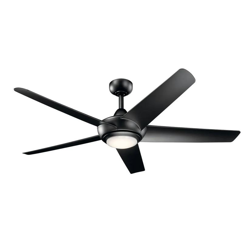 52 Inch Kapono Fan Satin Black - 330089SBK