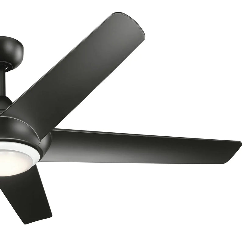 52 Inch Kapono Fan Satin Black - 330089SBK