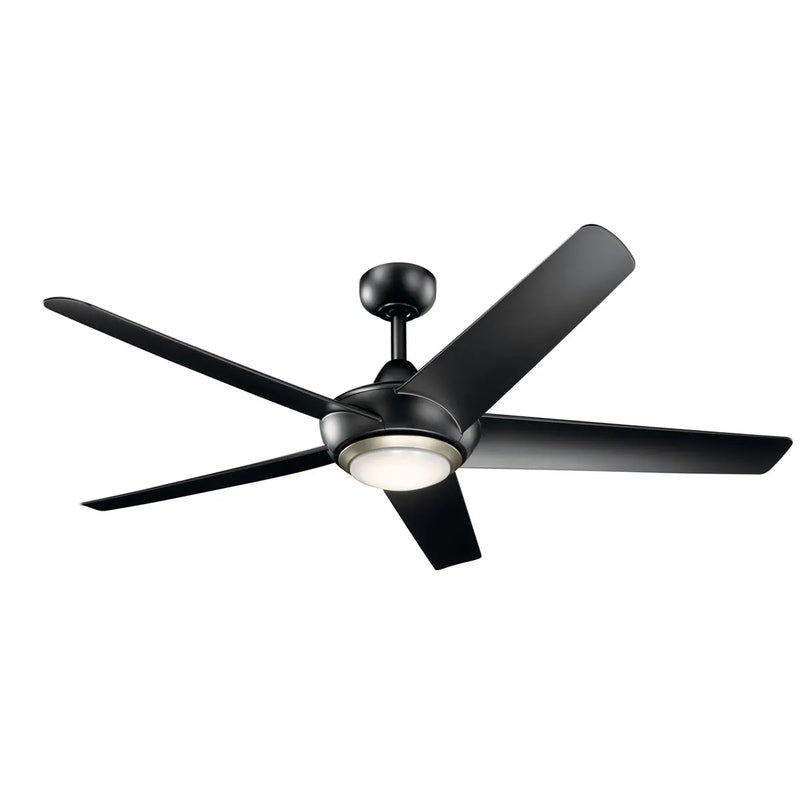 52 Inch Kapono Fan Satin Black - 330089SBK