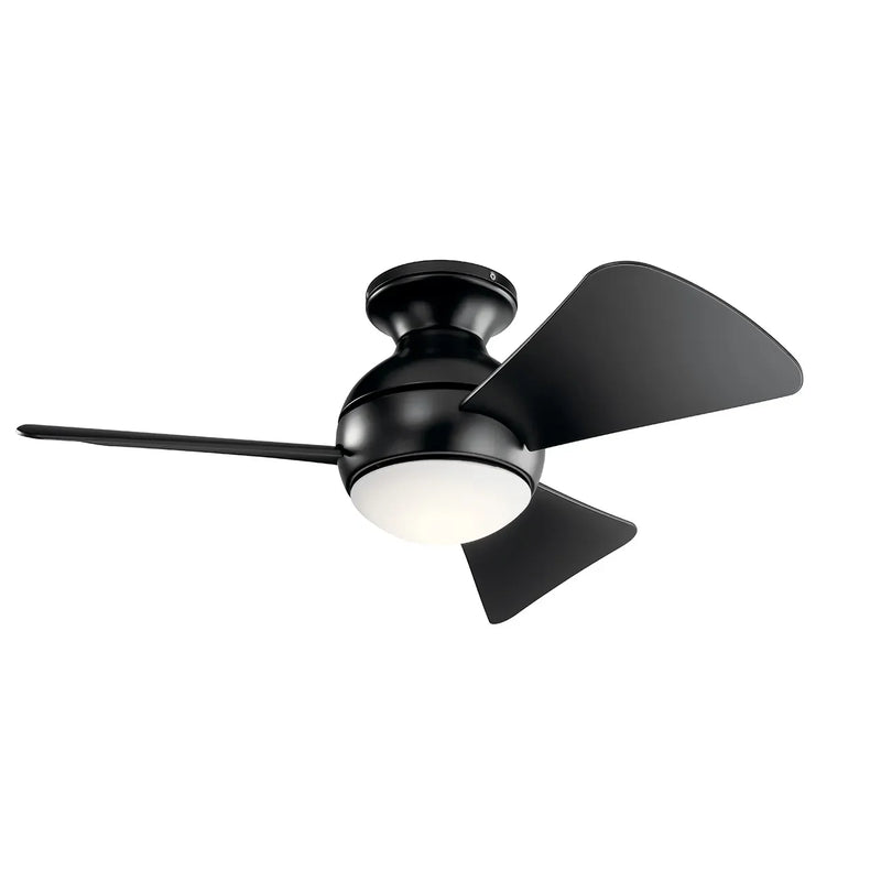 34 Inch Sola Fan Satin Black - 330150SBK