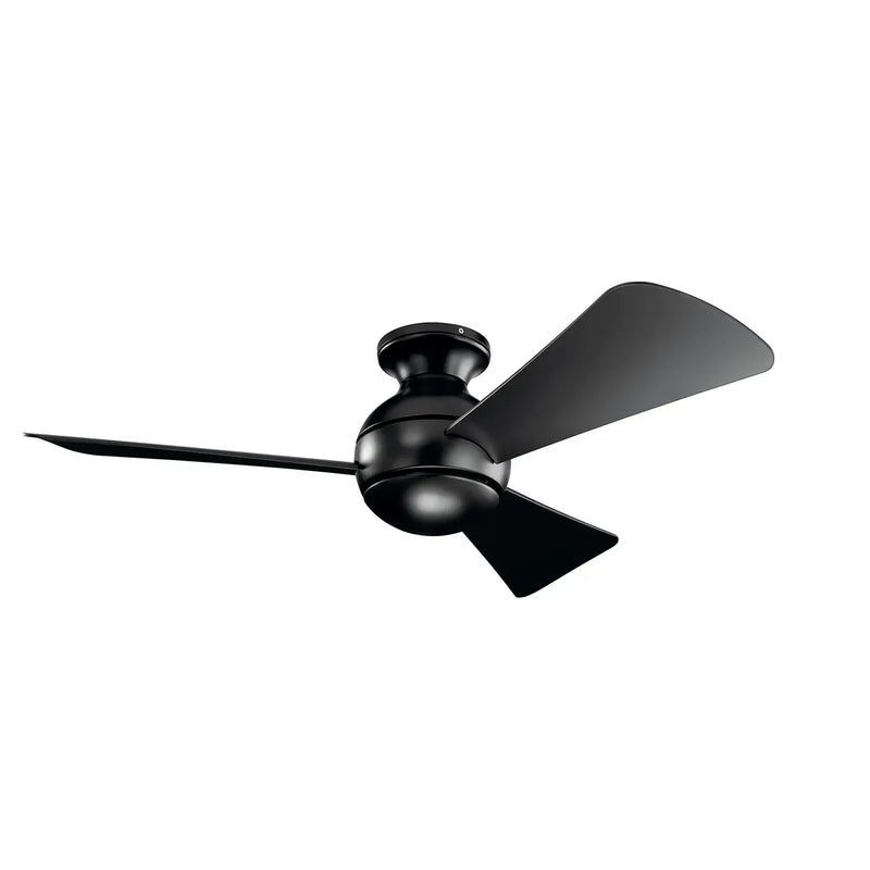 44 Inch Sola Fan Satin Black - 330151SBK