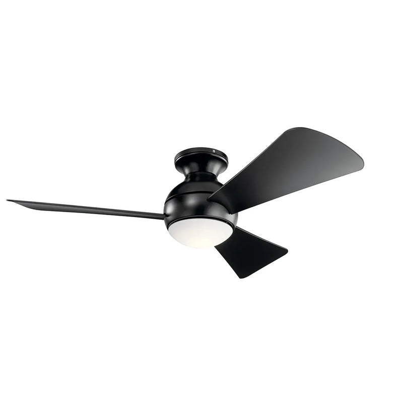 44 Inch Sola Fan Satin Black - 330151SBK