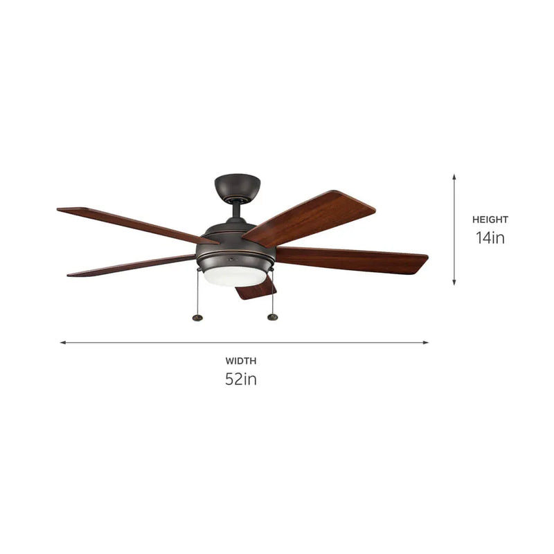 52 Inch Starkk Fan Olde Bronze - 330174OZ