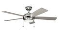 52 Inch Starkk Fan Polished Nickel - 330174PN