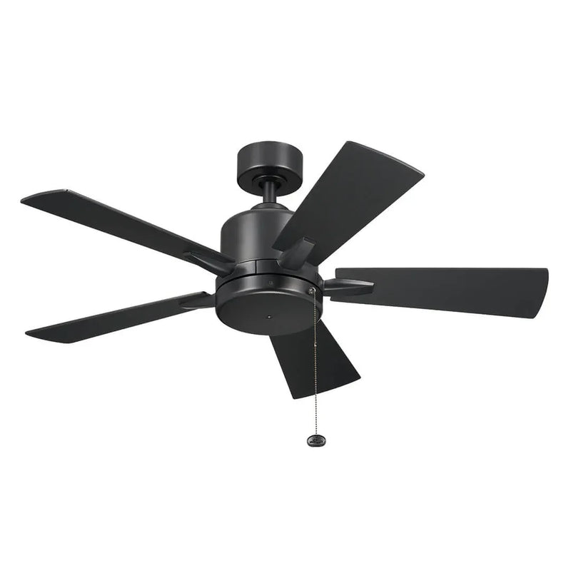 42 Inch Lucian II Fan Satin Black - 330241SBK