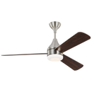 Streaming 52" LED Ceiling Fan Brushed Steel 3STMSM52BSD