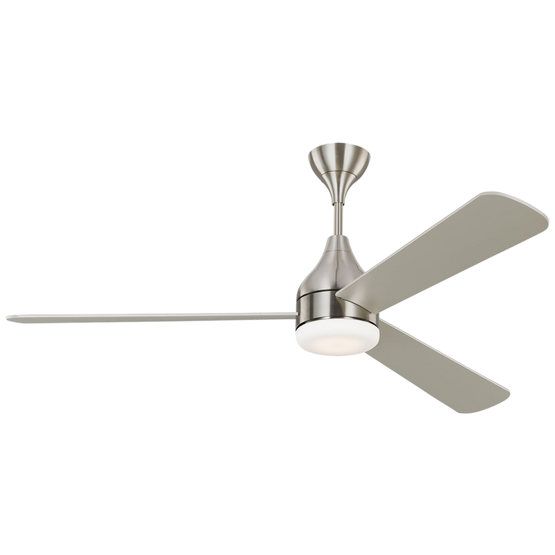 Streaming 60" LED Ceiling Fan Brushed Steel 3STMSM60BSD