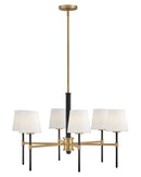 Medium Chandelier - Saunders - 46954BK-LCB