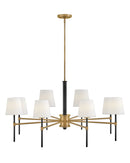 Large Chandelier - Saunders - 46956BK-LCB