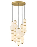 Small Abstract Chandelier - Trigo - 47395LCB