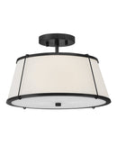 Medium Semi-Flush Mount - Clarke - 4893BK