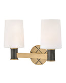 Small Two Light Vanity - Declan - 51372HB-BX
