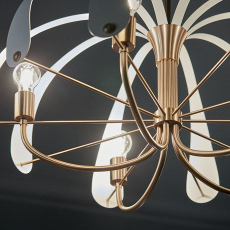 Petal - 5 light Chandelier - 52572CPZ