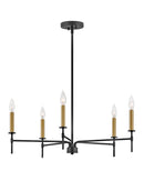 Medium Single Tier Chandelier - 83075BK - www.donslightouse.ca