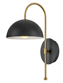 Medium Single Light Sconce - 83300BK - www.donslightouse.ca