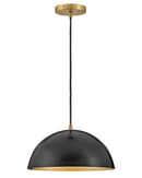 Medium Single Light Pendant - 83307BK - www.donslightouse.ca