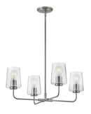 Medium Single Tier Chandelier - 83454BN - www.donslightouse.ca