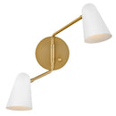 Large Two Light Sconce - 83542LCB-MW - www.donslightouse.ca