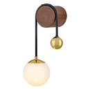 Medium Single Light Sconce - 83570BBR - www.donslightouse.ca