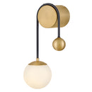Medium Single Light Sconce - 83570BK - www.donslightouse.ca