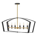 Large Six Light Linear - 83645BK - www.donslightouse.ca