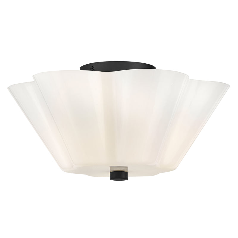 Medium Semi-Flush Mount - 83713BK - www.donslightouse.ca