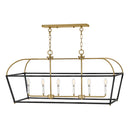 Large Six Light Linear - 84275BK-LCB - www.donslightouse.ca