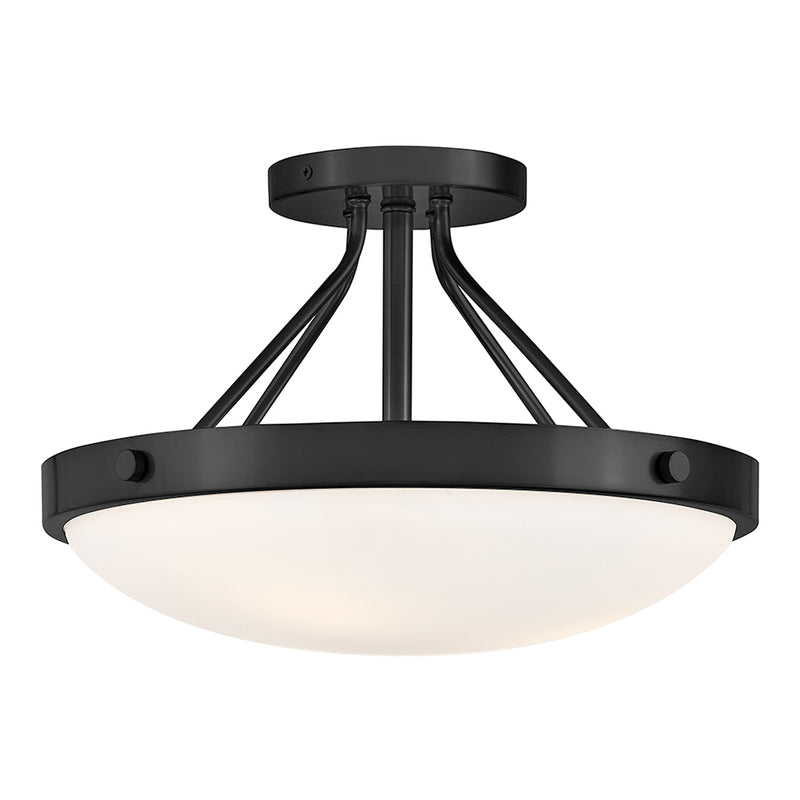 Medium Semi-Flush Mount - 84363BK - www.donslightouse.ca
