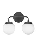 Small Two Light Vanity - 85002BK - www.donslightouse.ca