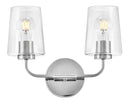 Small Two Light Vanity - 853452CM-CL - www.donslightouse.ca
