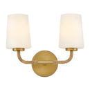 Small Two Light Vanity - 853452LCB-NAT - www.donslightouse.ca