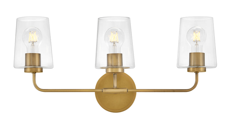 Medium Three Light Vanity - 853453HB-CL - www.donslightouse.ca