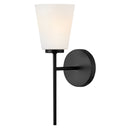 Medium Single Light Vanity - 85420BK - www.donslightouse.ca